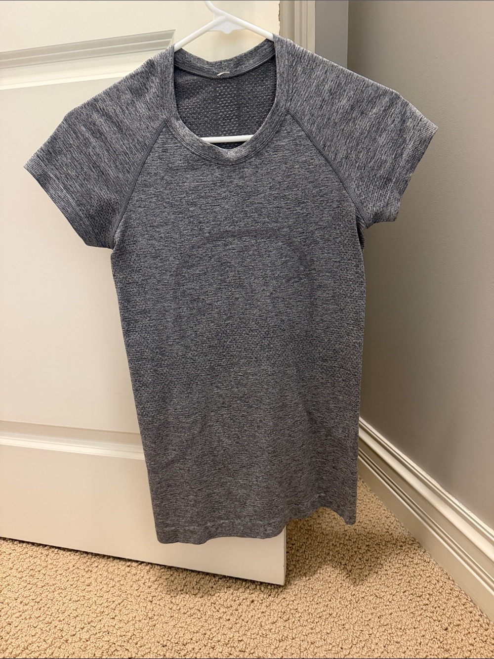 lululemon athletica Heather Gray Short-Sleeve Active Tee